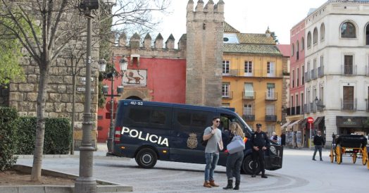 Polícia em Sevilha