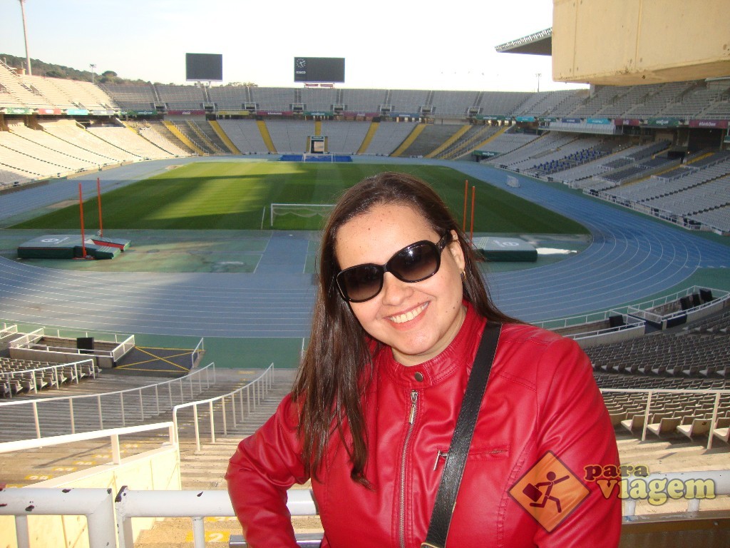 Interior do Estádio Olímpico de Barcelona