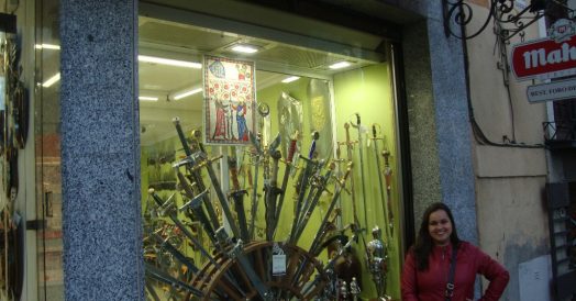 As famosas espadas de Toledo