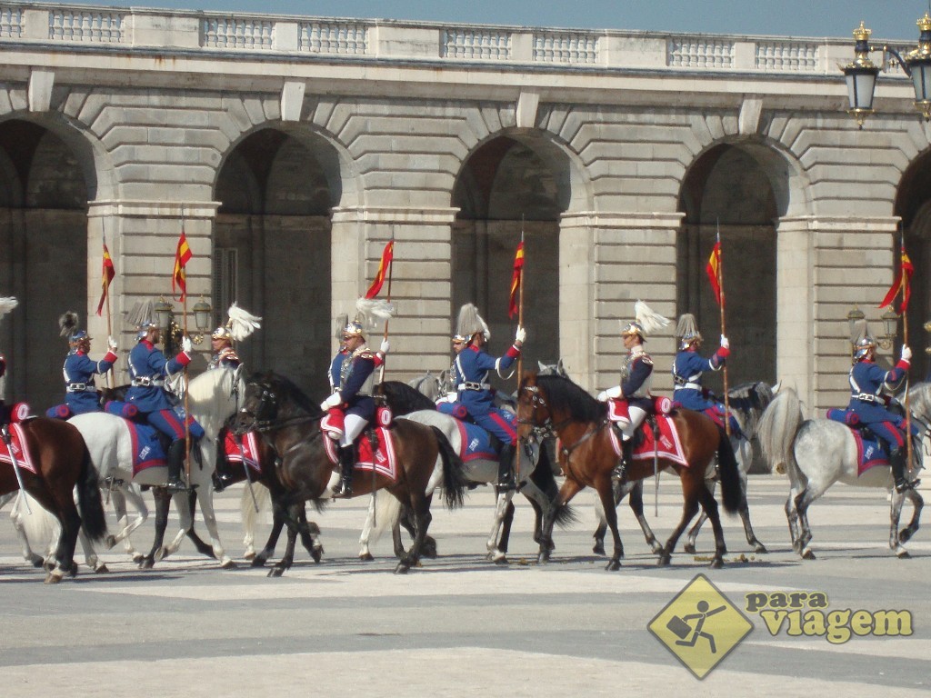 Troca da Guarda no Palácio Real de Madri