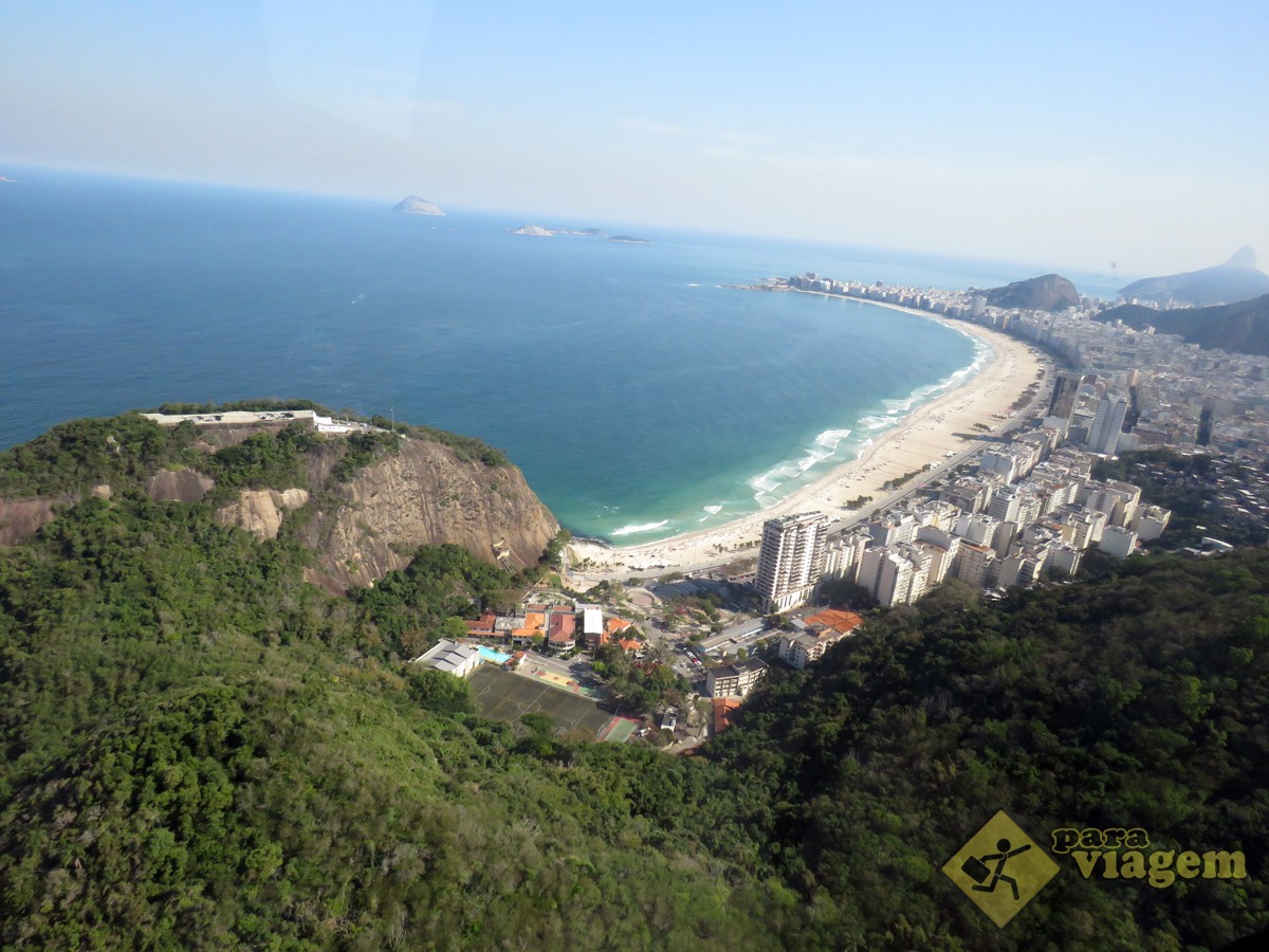 Praia de Copacabana Vista do Helicóptero