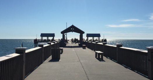 Pier 60 em Clearwater Beach na flórida