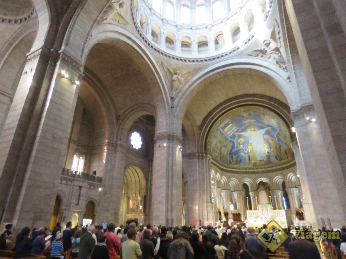 Interior da Basílica de Sacre-Coeur