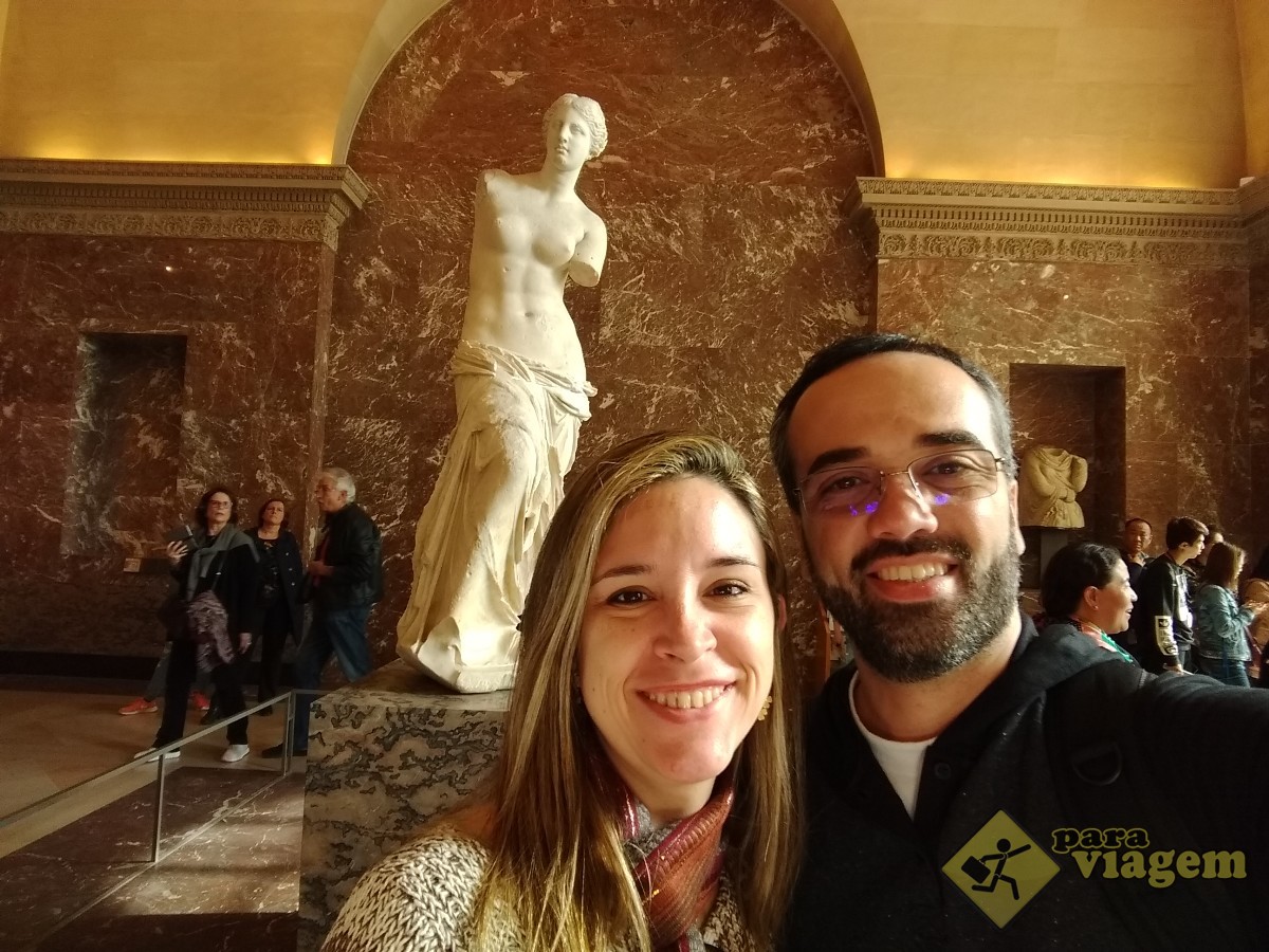 Registrando a Vênus de Milo no Louvre