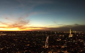 Pôr do Sol em Paris visto da Torre Montparnasse