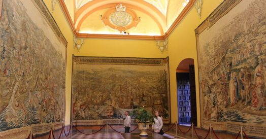 Tapeçarias no Palacio Gótico