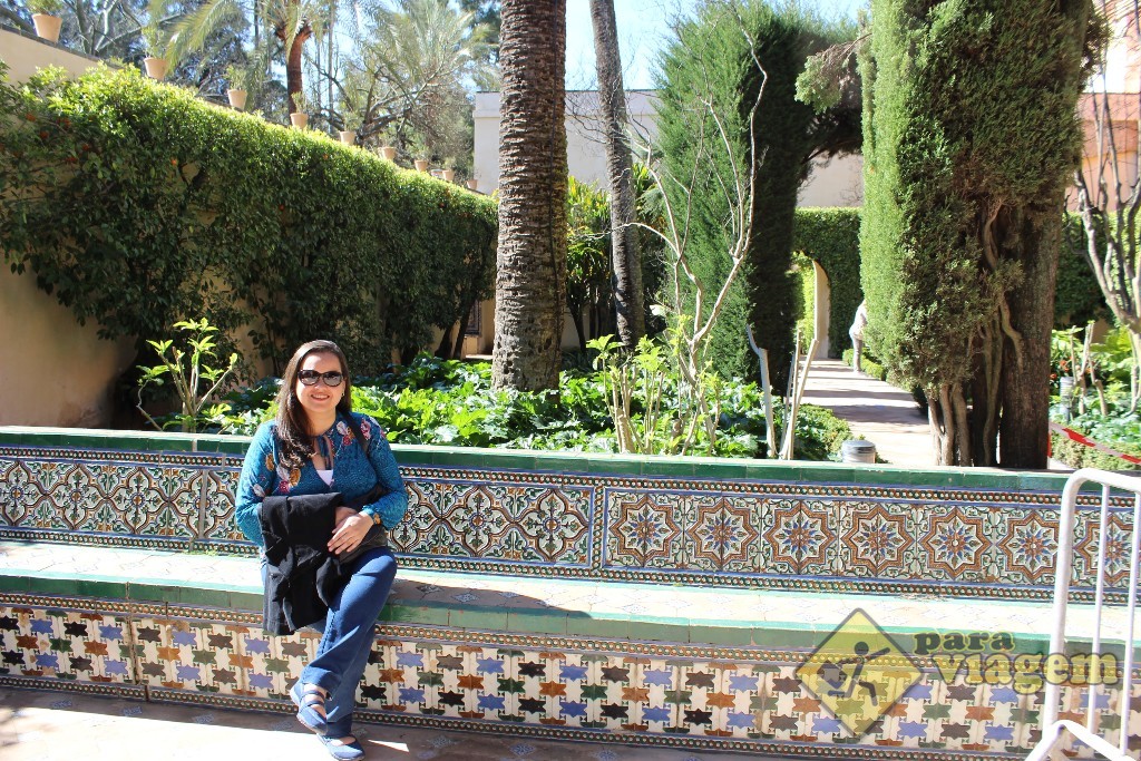 Um dos jardins do Real Alcázar