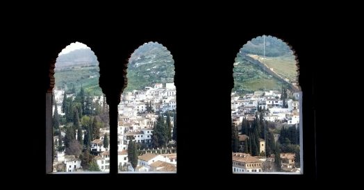 Vista do Albaicín a partir do Oratório do Mexuar