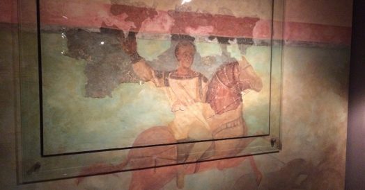 Pintura romana original de Barcino