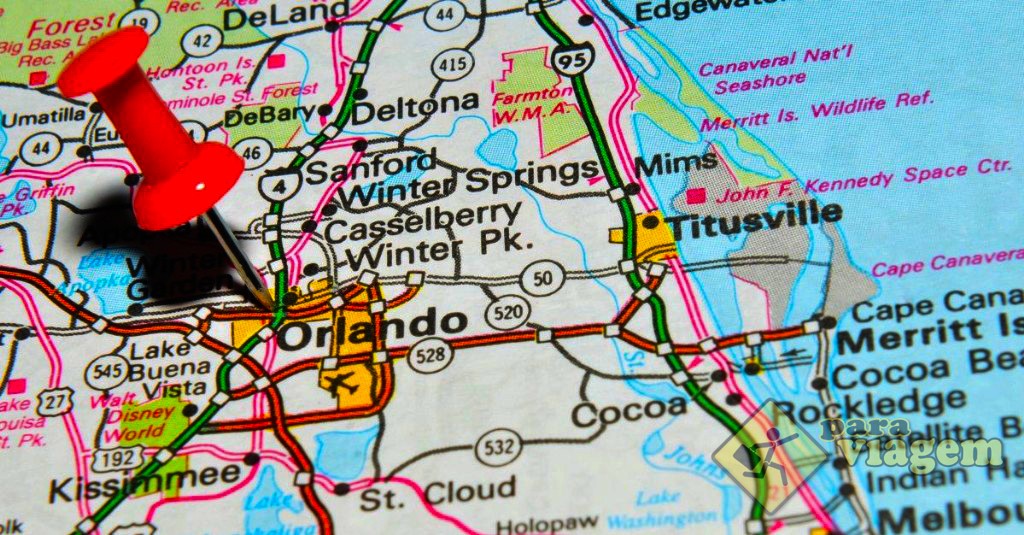 Mapa de Orlando