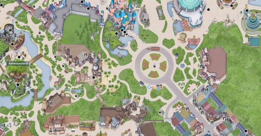 Mapa Virtual da Disneyland Paris