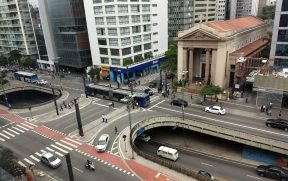 Avenida Paulista vista do ibis