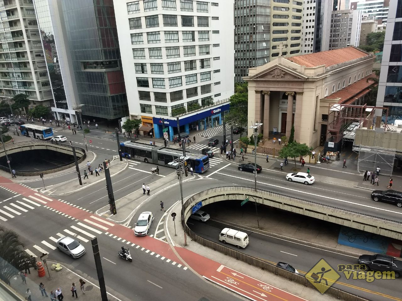 Avenida Paulista vista do ibis