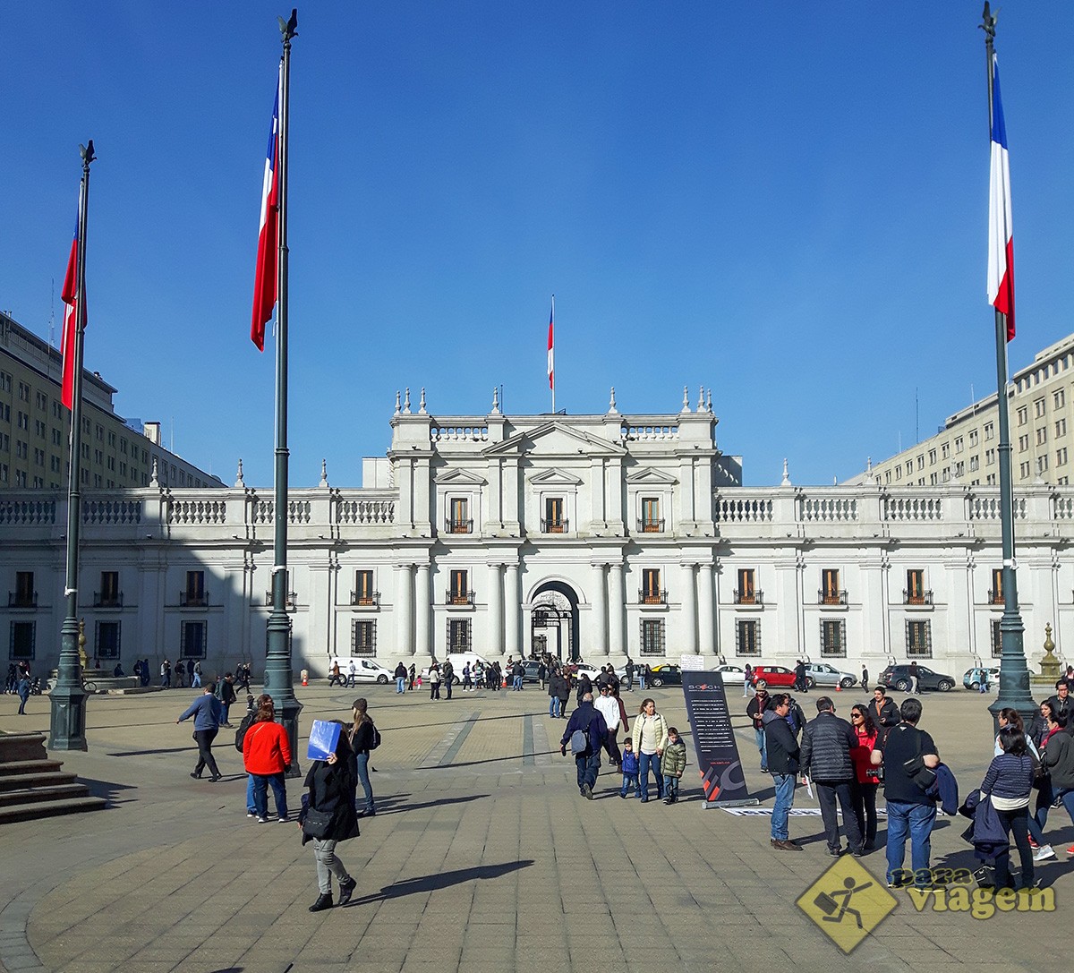 Plaza de la Contitución e Palácio de la Moneda