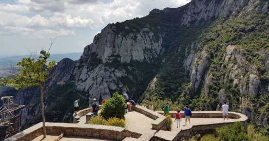 Mirador dos Apóstolos em Montserrat
