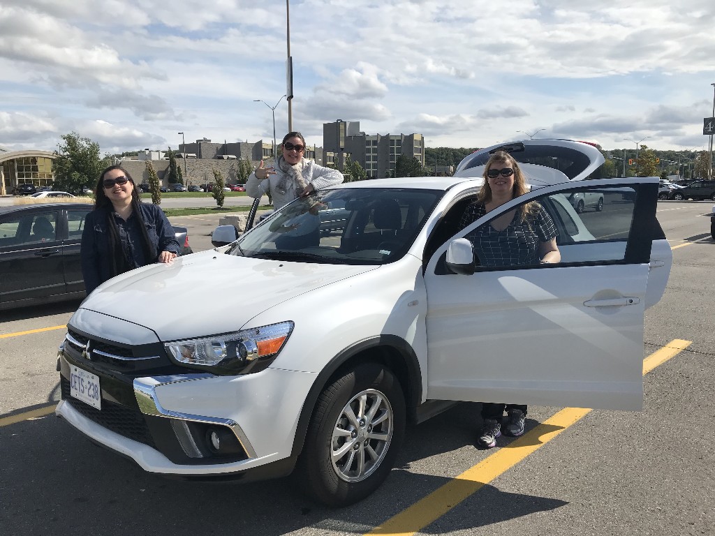 Alugamos um SUV compacto no Canadá