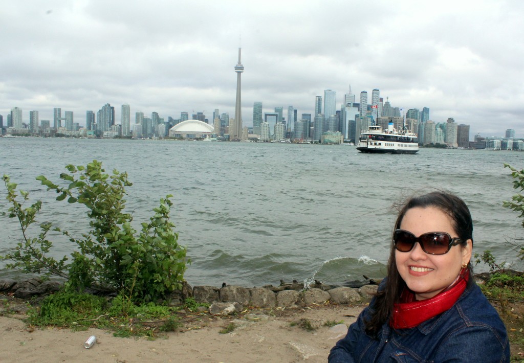 Skyline de Toronto visto da Centre Island