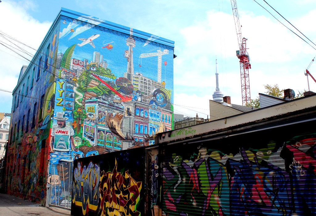 Graffiti Alley em Toronto