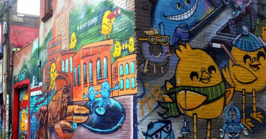 Graffiti Alley em Toronto