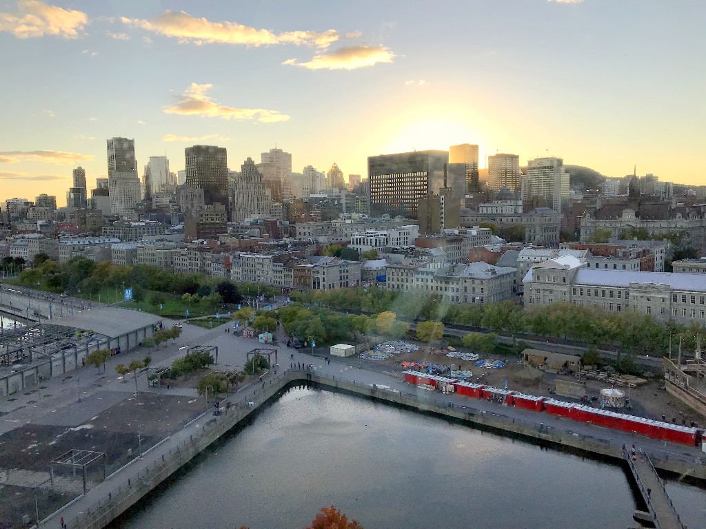 Por-do-sol em Montreal