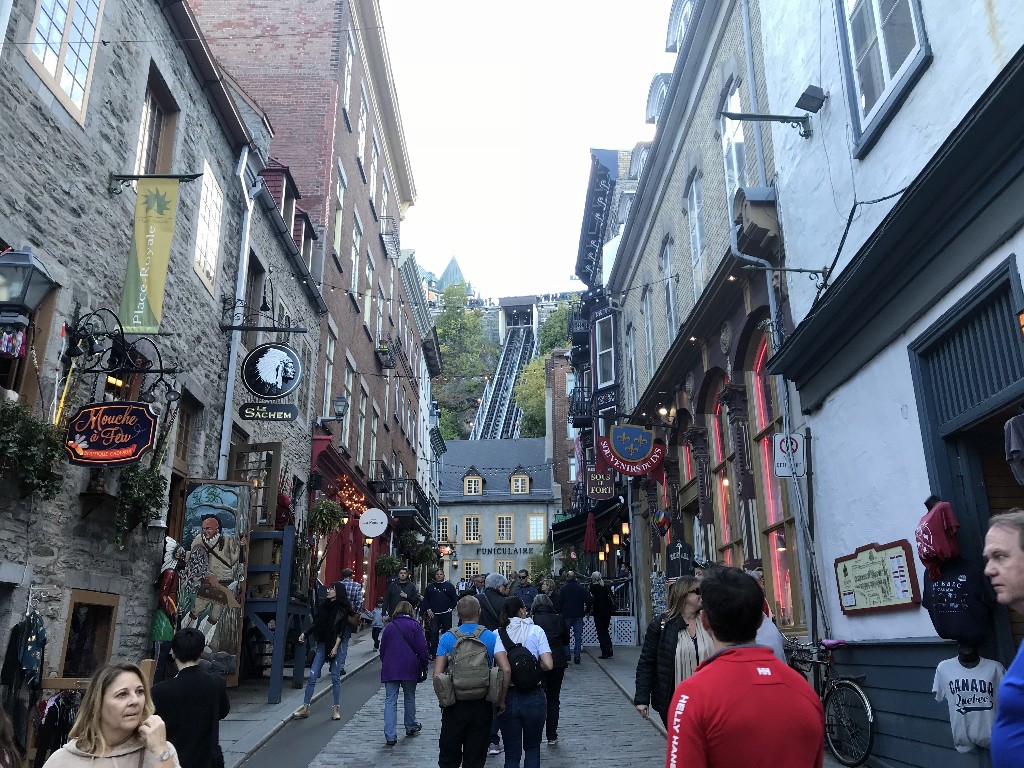 Rue Sous le Fort em Quebec