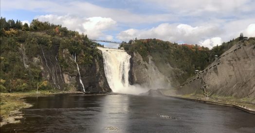 Cachoeira Montmorency próximo a Quebec