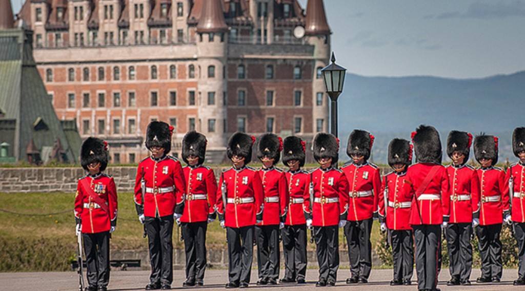 Troca da Guarda na Citadelle de Quebec