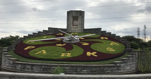 Floral Clock no trajeto da Niagara Parkway