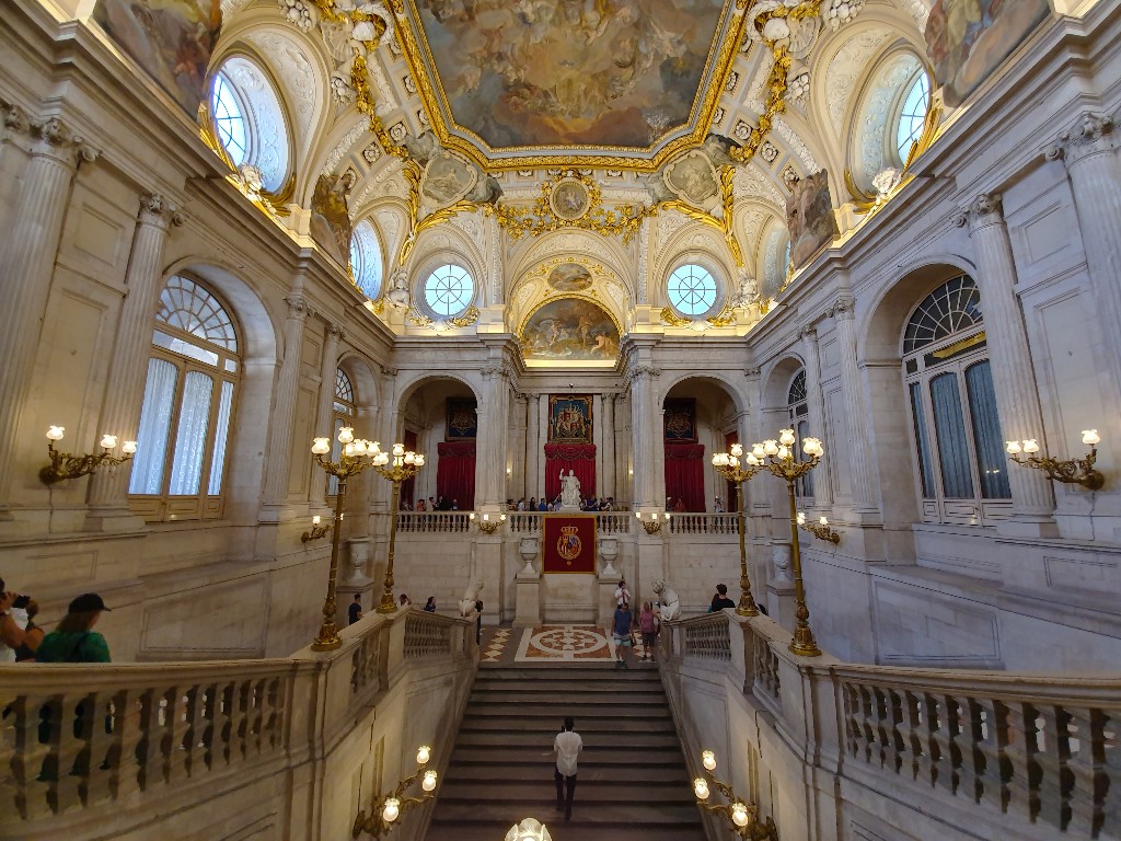 Entrada do Palácio Real de Madrid