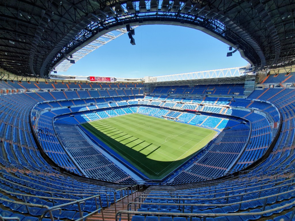 Estádio Santiago Bernabéu em Madrid
