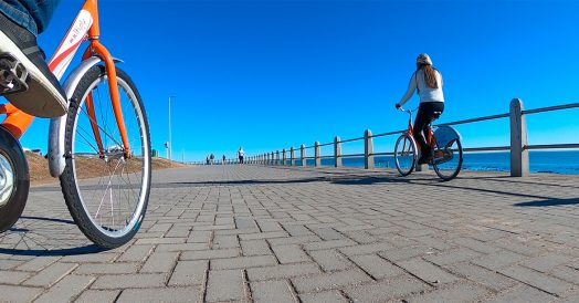 Passeando de Bicicleta em Cape Town