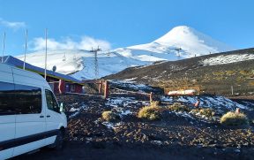 Estação de teleférico do vulcão Osorno