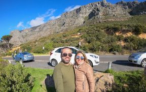Selfie com a Table Mountain ao fundo