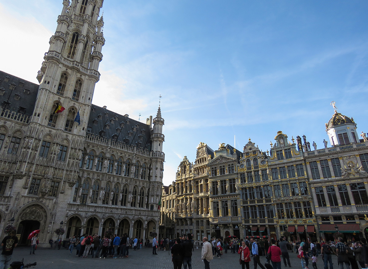 Prefeitura na Grand Place em Bruxelas