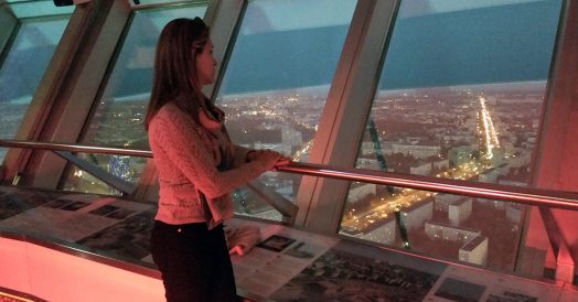 Curtindo a vista da Berliner Fernsehturm