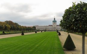 Belos jardins do Palácio de Charlottenburg