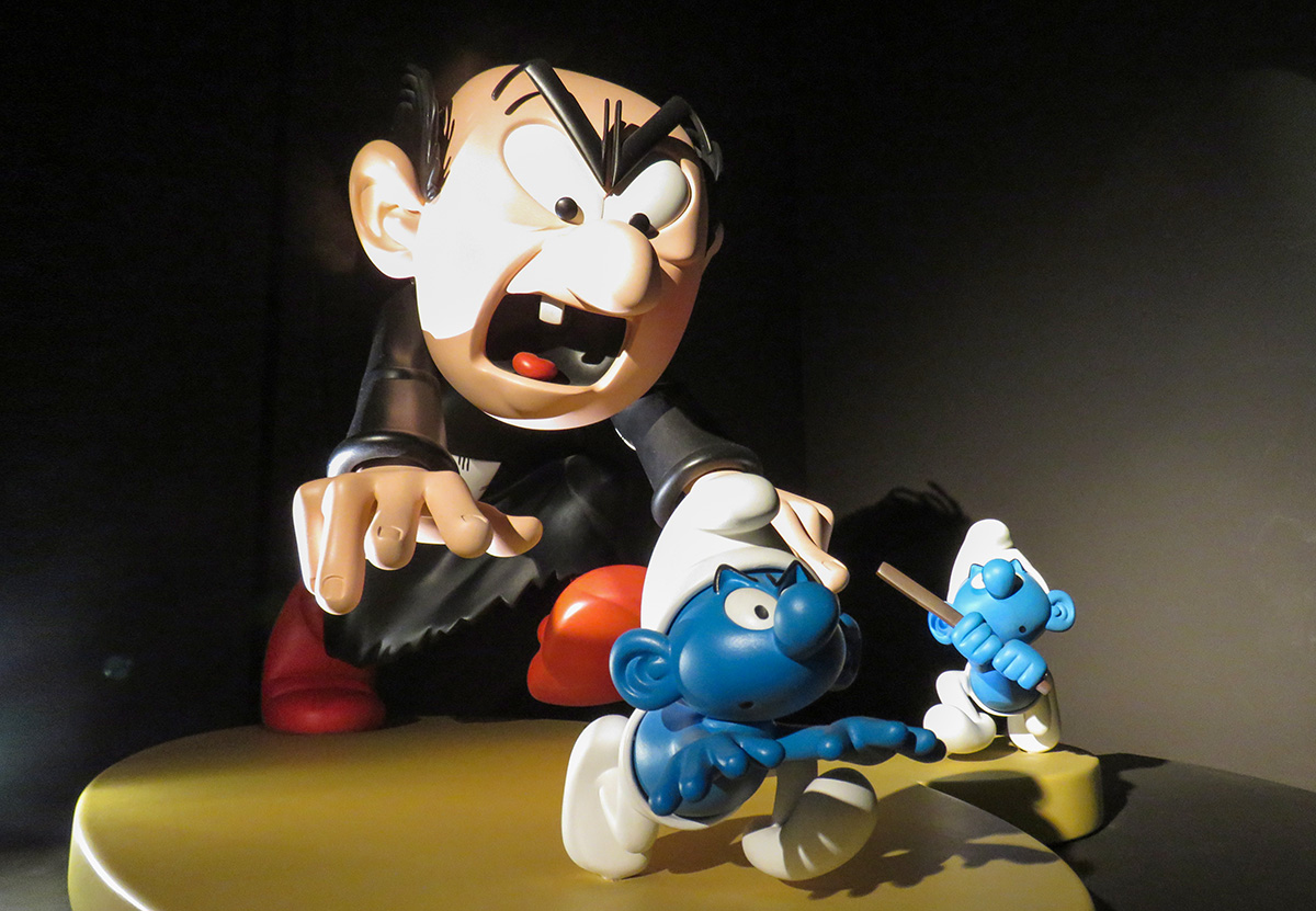 Smurfs no MOOF Museum