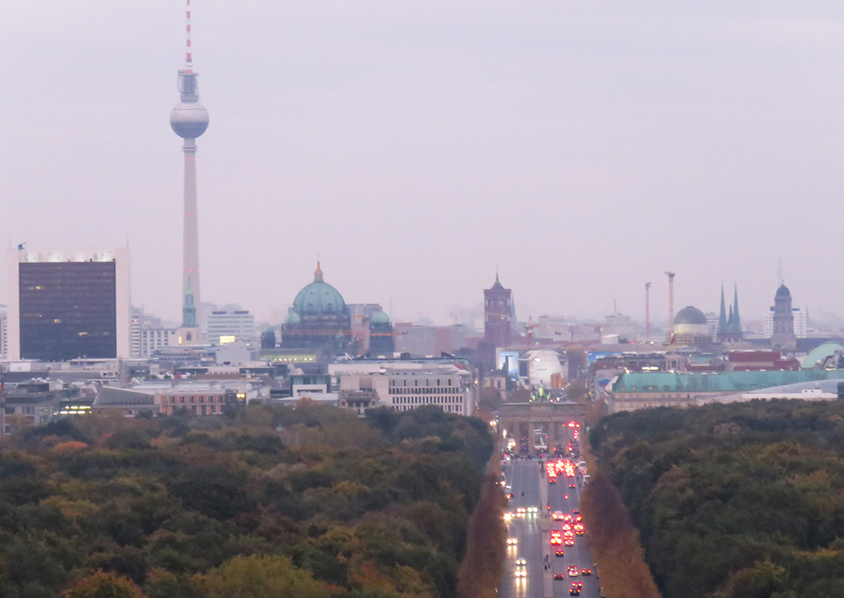Pontos turísticos de Berlim visto no detalhe